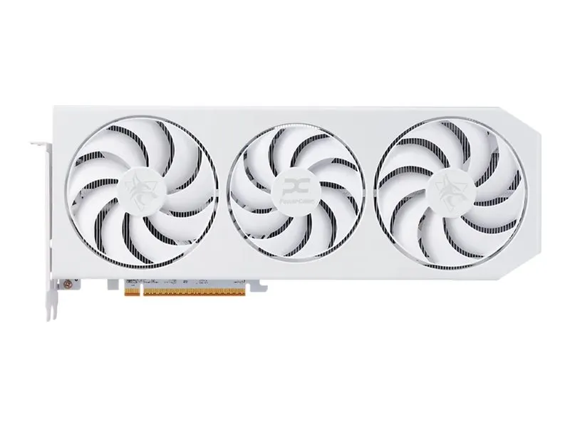 PowerColor Radeon RX9070XT Hellhound Spectral White OC 16 GB