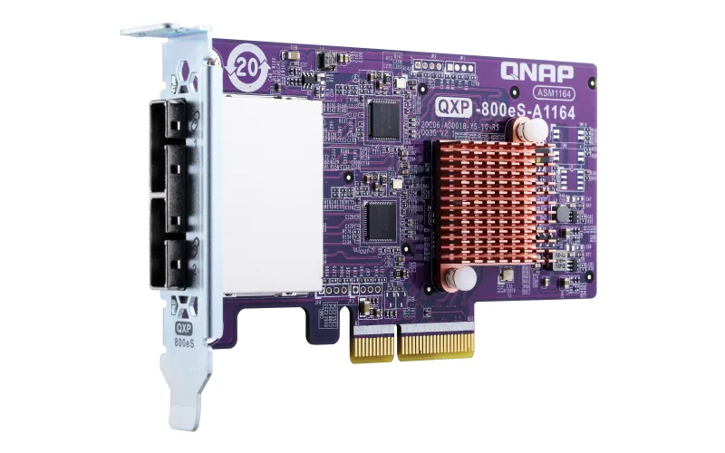 QNAP QXP-800ES-A1164 Schnittstellenkarte/Adapter Eingebaut Mini-SAS – Bild 2