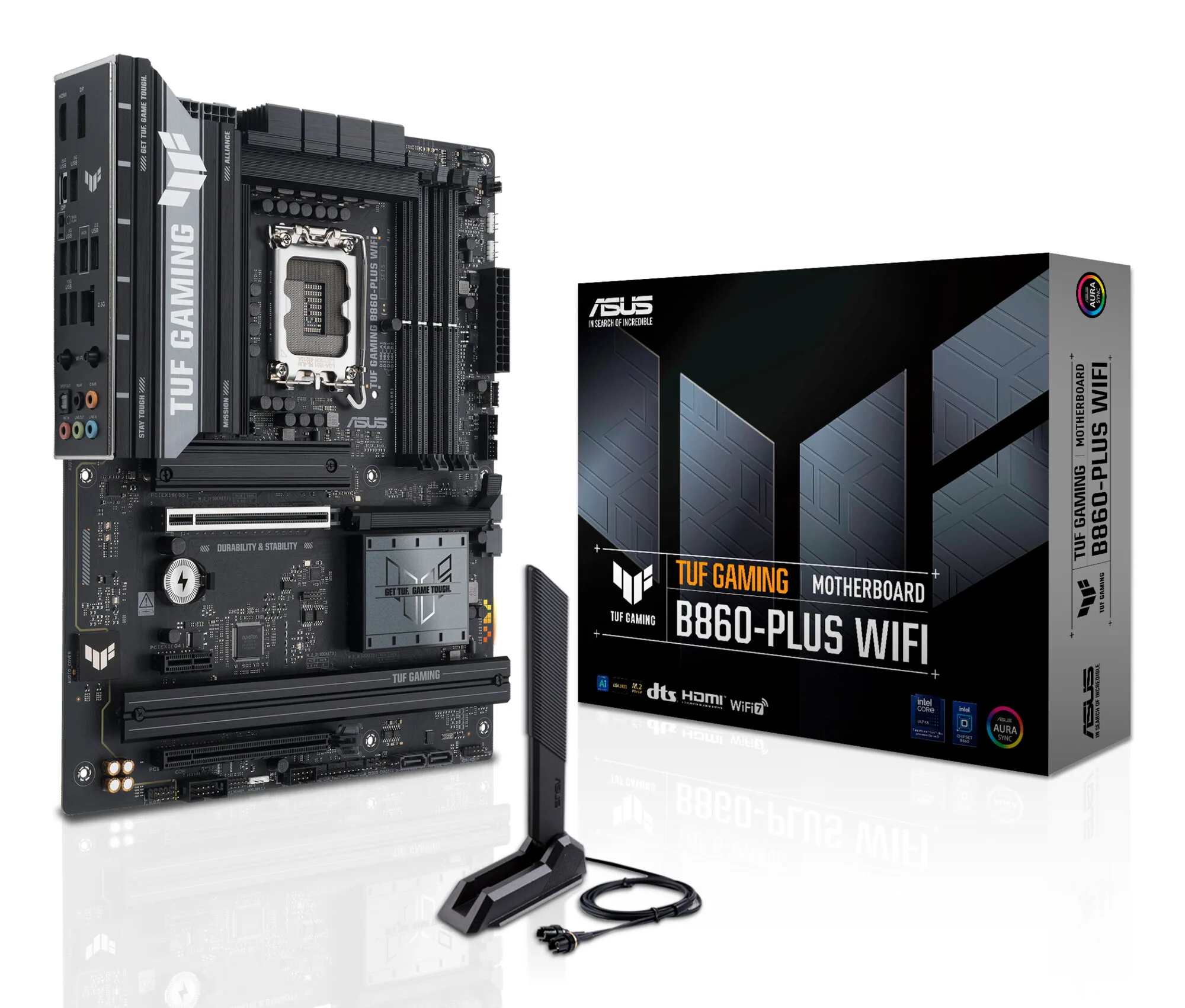 ASUS TUF GAMING B860-PLUS WIFI Intel B860 LGA 1851 (Socket V1) ATX – Bild 1