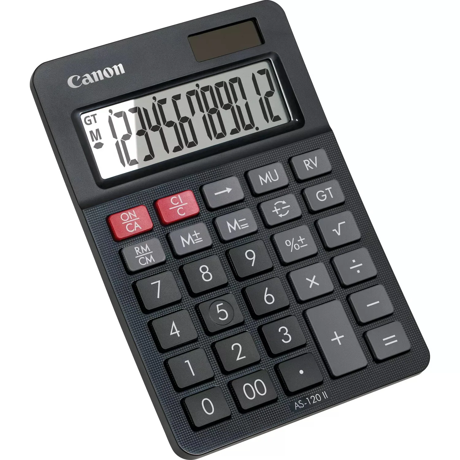 Canon AS-120 II Taschenrechner Desktop Display-Rechner Schwarz – Bild 3
