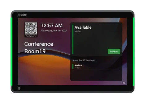 Yealink RoomPanel Plus E2 25,6 cm (10.1") 1280 x 800 Pixel LCD 802.11a, 802.11b, 802.11g, Wi-Fi 4 (802.11n), Wi-Fi 5 – Bild 1