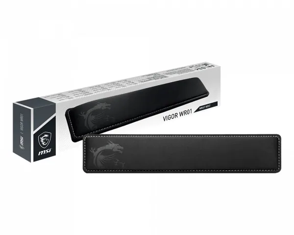 MSI Vigor-WR01 Handgelenkstütze Memory-Schaum, Gummi Schwarz – Bild 1