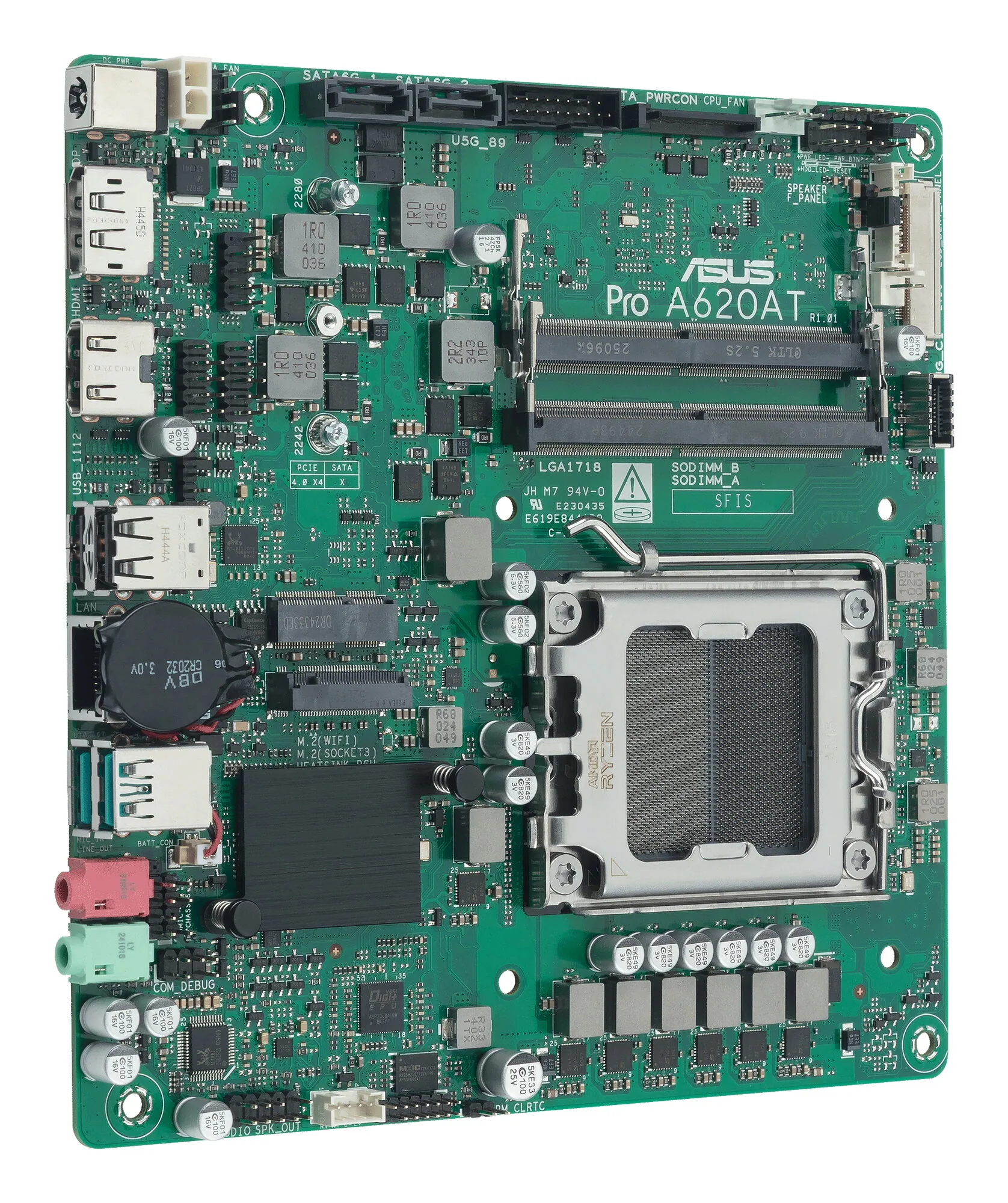 ASUS Pro A620AT-CSM AMD A620A Sockel AM5 Thin Mini ITX – Bild 3