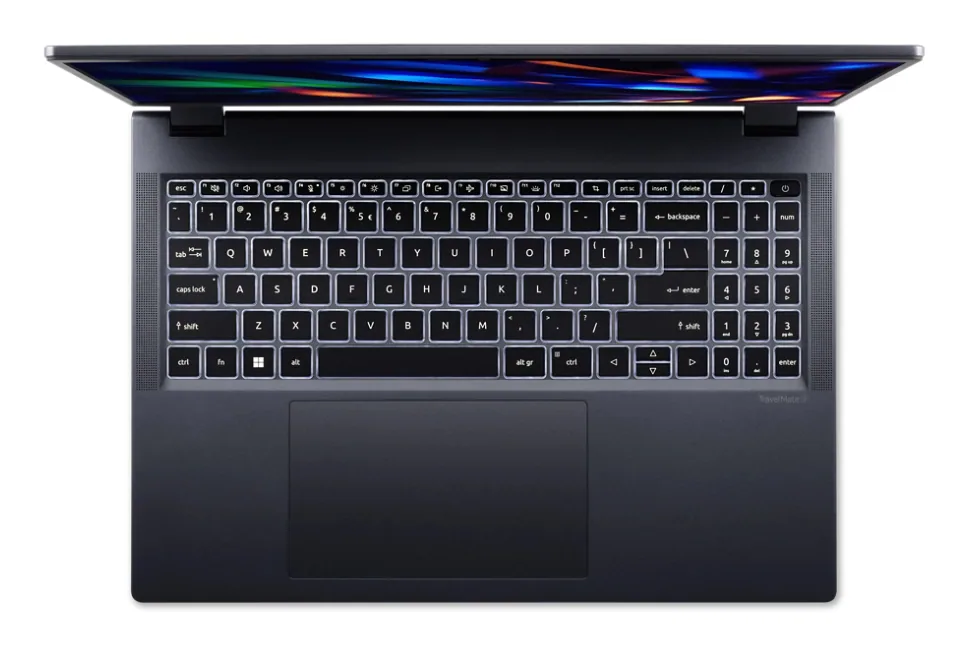 Acer TravelMate P4 TMP416-52-TCO-753L Intel® Core™ i7 i7-1355U Laptop 40,6 cm (16") WUXGA 16 GB DDR4-SDRAM 512 GB SSD Wi-Fi 6E (802.11ax) Windows 11 Pro Blau QWERTZ Deutsch – Bild 4