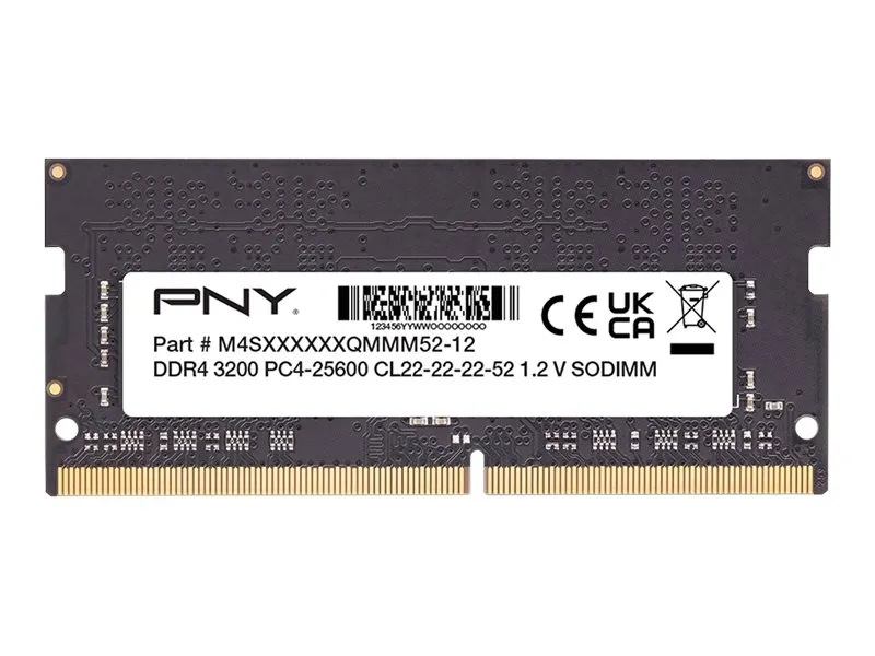 PNY SO-DIMM DDR4-3200 CL22 8 GB 1,2V