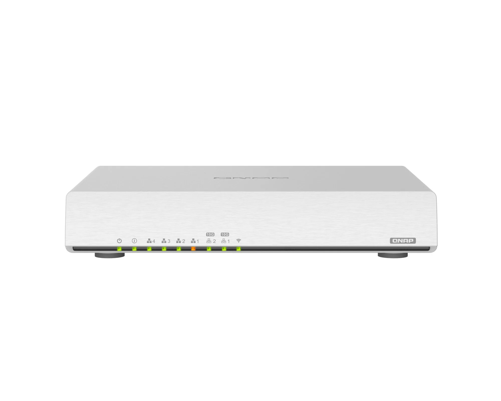 QNAP QHora-301W WLAN-Router 10 Gigabit Ethernet Dual-Band (2,4 GHz/5 GHz) Weiß – Bild 1