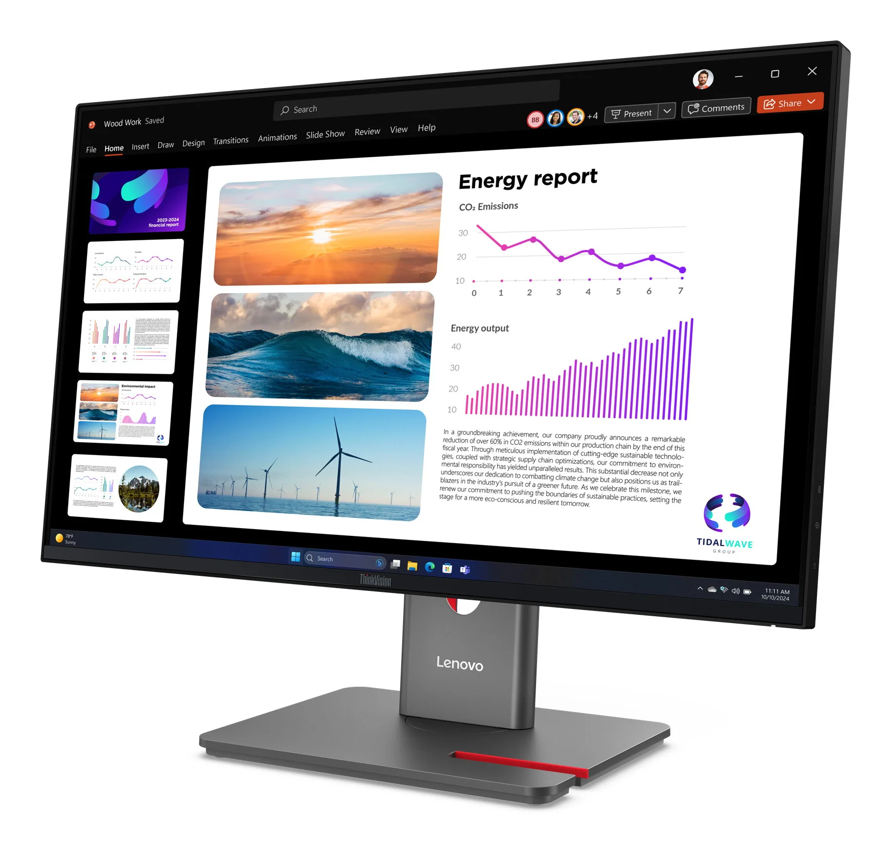 Lenovo ThinkVision P24Q-40 Monitor – Bild 3