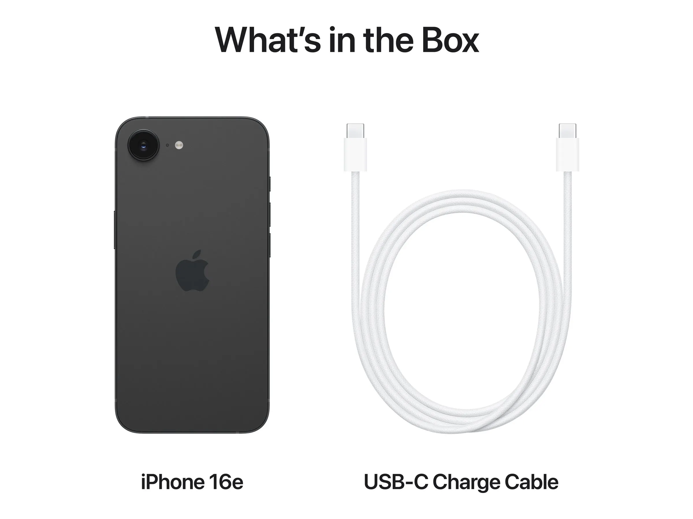 Apple iPhone 16e 128GB Black 6.1" iOS