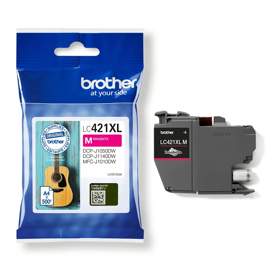 Brother LC-421XLM Druckerpatrone 1 Stück(e) Original Hohe (XL-) Ausbeute Magenta – Bild 3
