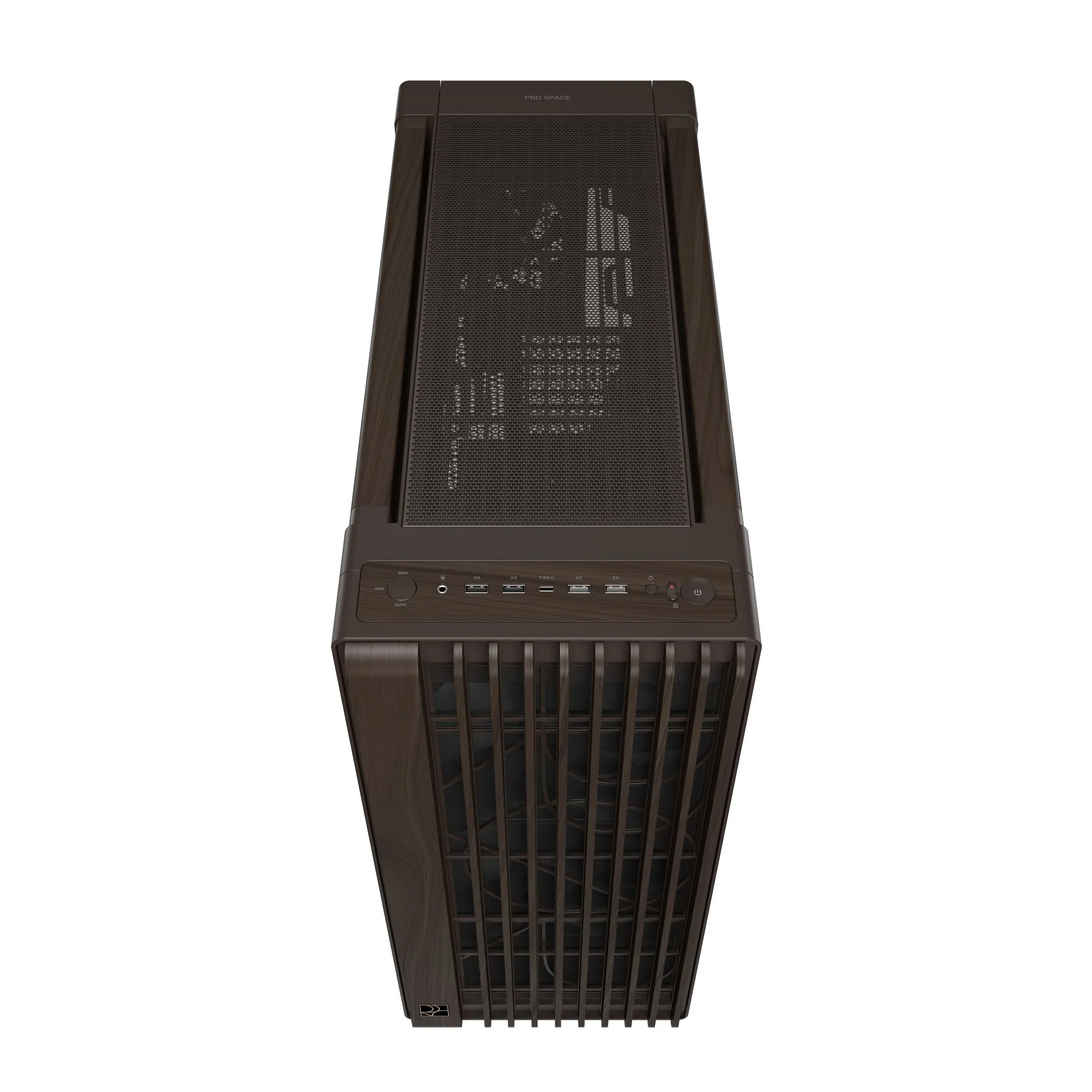 ASUS ProArt PA602 Wood Edition Retro Brown - Tempered Glass Panel Midi Tower Braun – Bild 5