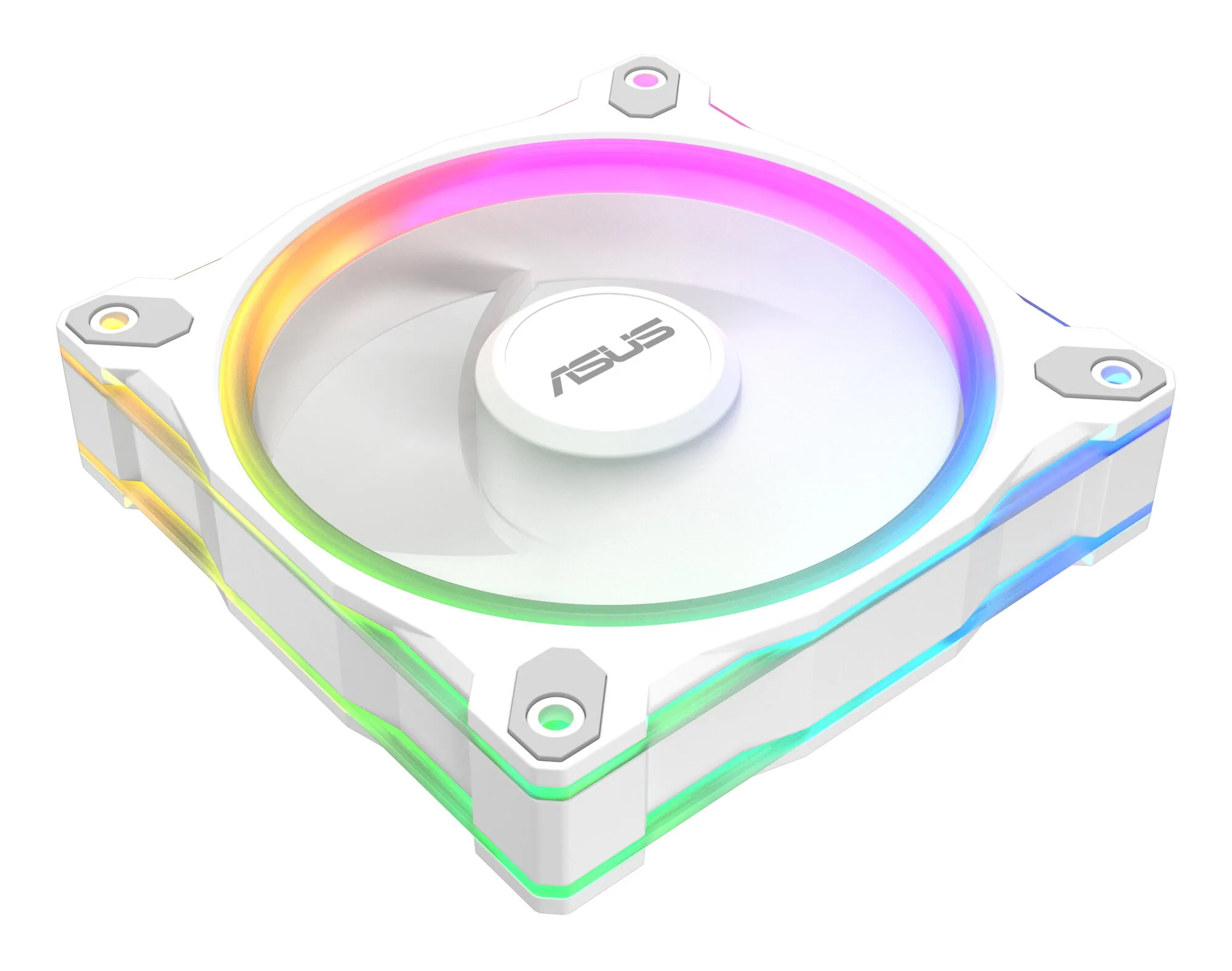 ASUS Prime MR120 Fan ARGB White Computergehäuse Ventilator 12 cm Weiß – Bild 4