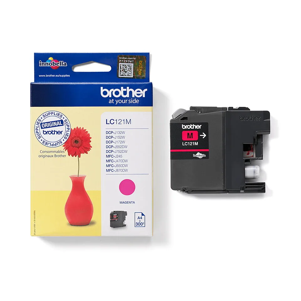Brother LC121M Druckerpatrone 1 Stück(e) Original Magenta – Bild 1