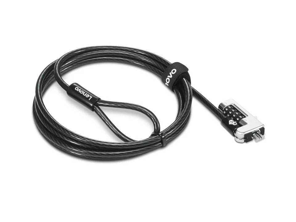 Lenovo 4XE1F30277 Kabelschloss Schwarz 1,8 m – Bild 1