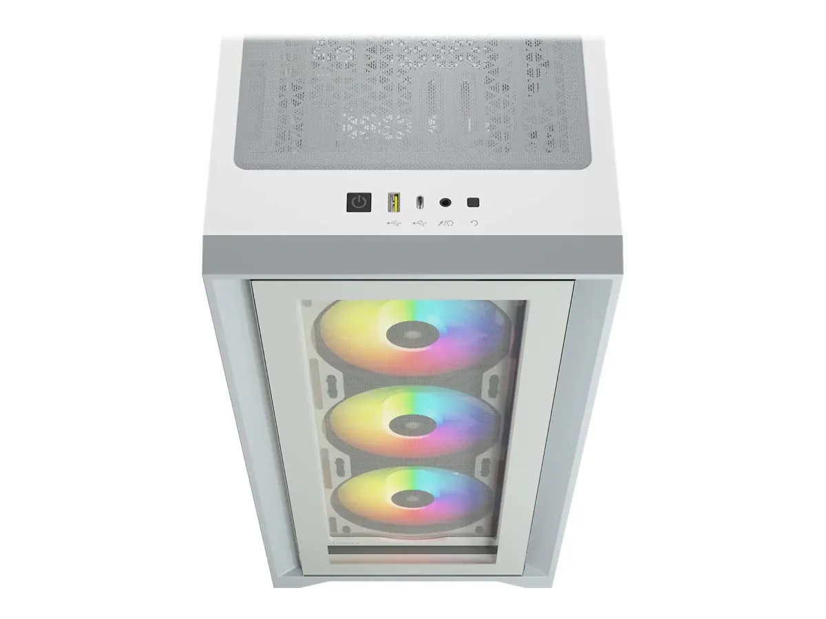 Corsair Geh Midi iCUE 4000X RGB (Tempered Glass)