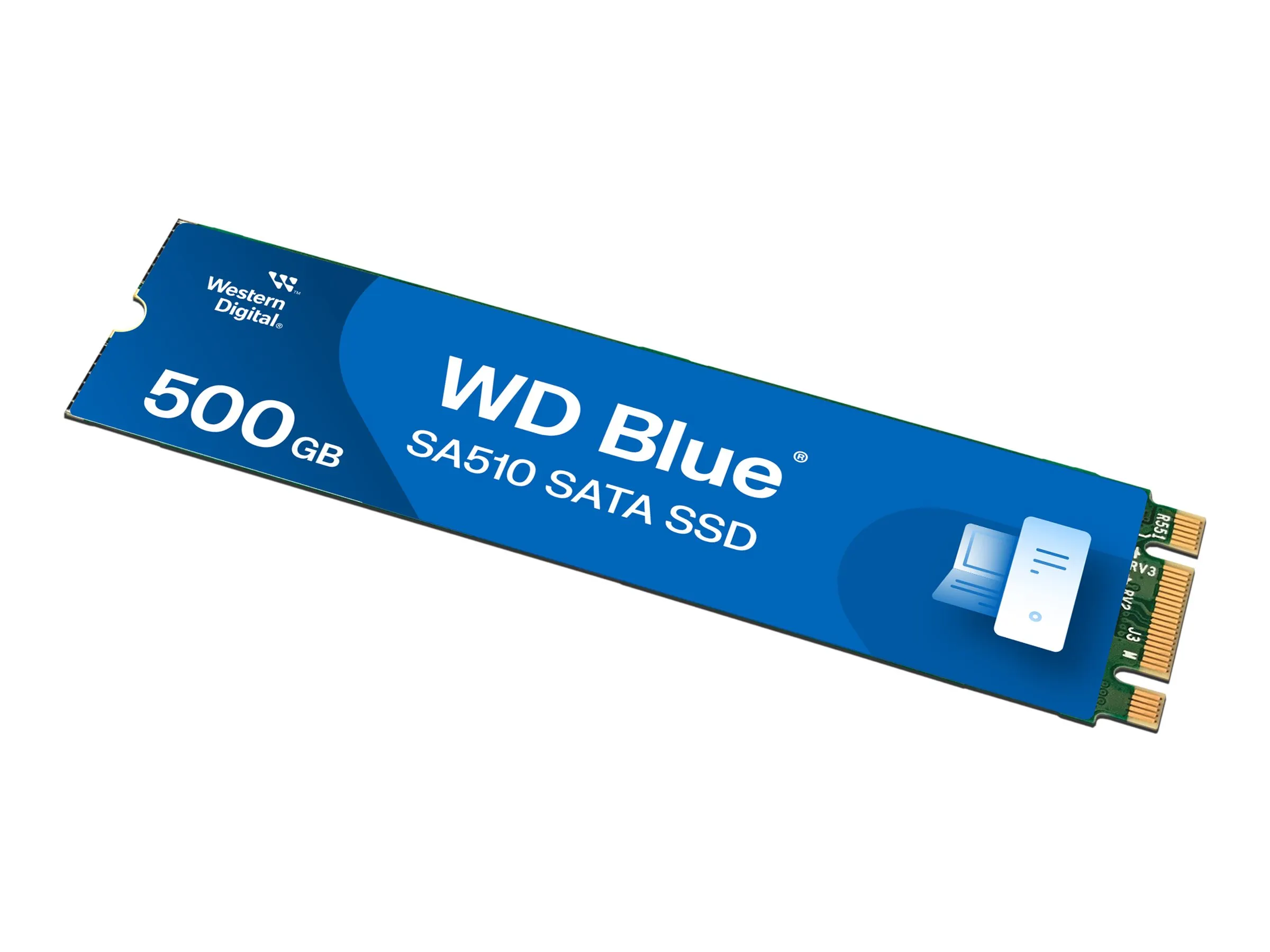 WD SSD M.2 2280 SATA3 SA510 intern Blau