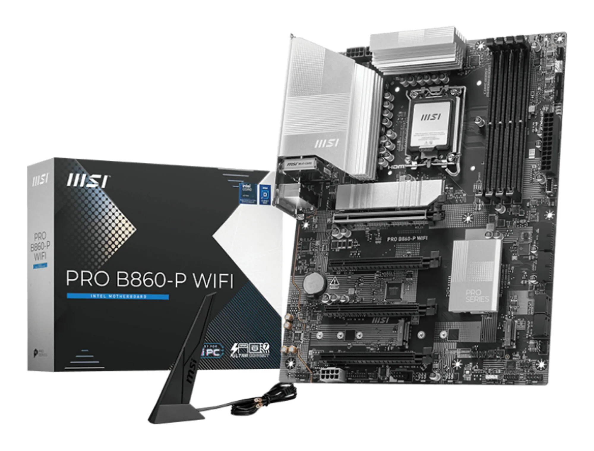 MSI PRO B860-P WIFI Motherboard Intel B860 LGA 1851 (Socket V1) ATX – Bild 1