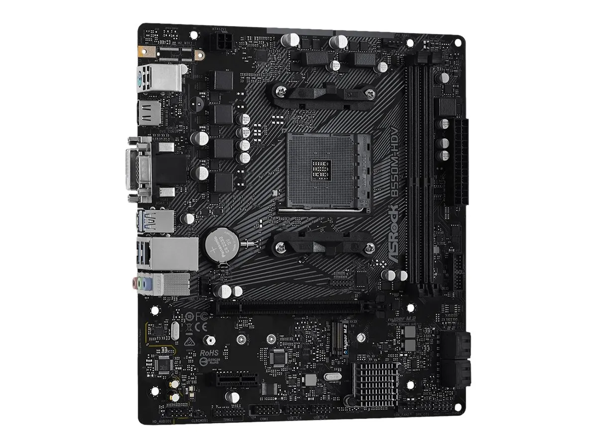 ASRock B550M-HDV                 AM4 mATX DVI/HDMI      DDR4 retail