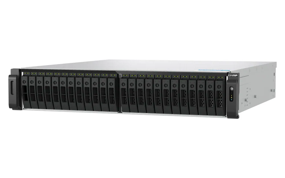 QNAP TS-H3077AFU-R5-32G NAS & Speicherserver Rack (2U) AMD Ryzen™ 5 32 GB DDR5 0 TB QuTS hero Schwarz, Metallisch – Bild 4