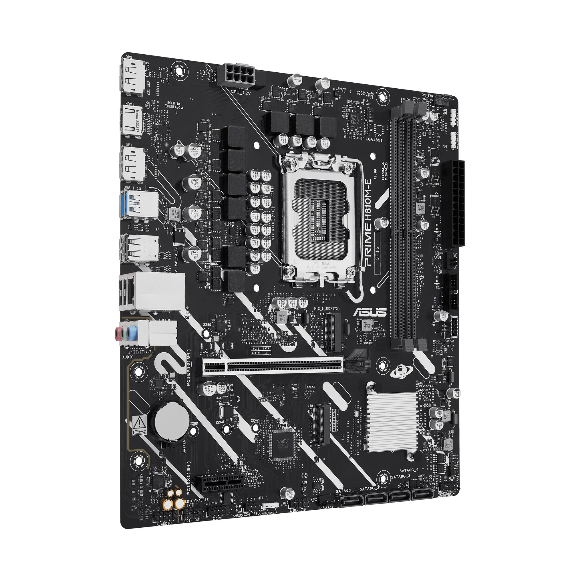 ASUS PRIME H810M-E-CSM Intel H810 LGA 1851 (Socket V1) micro ATX – Bild 2