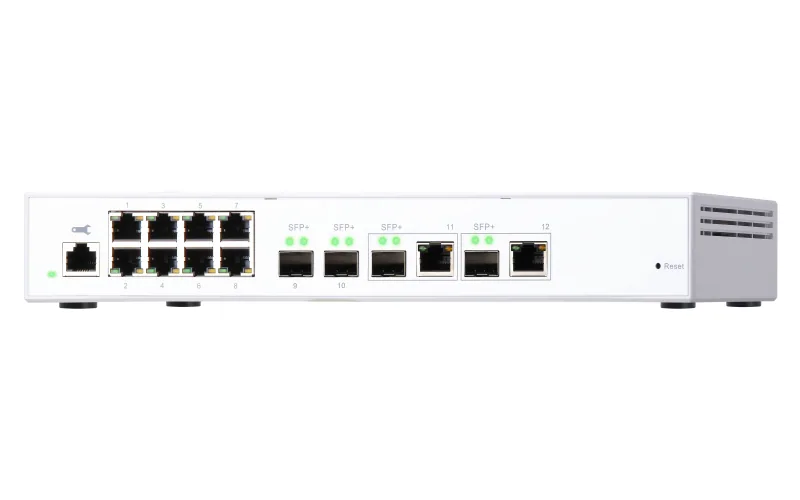 QNAP QSW-M408-2C Netzwerk-Switch Managed L2 10G Ethernet (100/1000/10000) Weiß – Bild 4