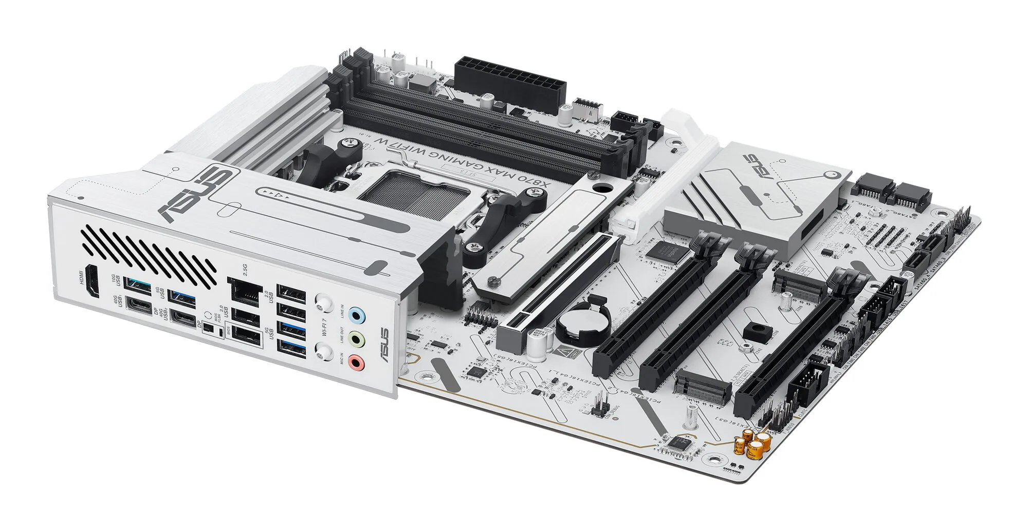 ASUS X870 MAX GAMING WIFI7 W AMD X870 Sockel AM5 ATX – Bild 6