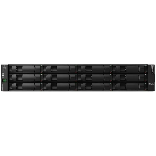 Lenovo ThinkSystem DE120S Disk-Array Rack (2U) Schwarz – Bild 1