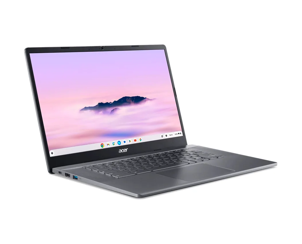 Acer Chromebook CB515-2HT-5389 Intel® Core™ i5 i5-1235U 39,6 cm (15.6") Touchscreen Full HD 16 GB LPDDR5x-SDRAM 256 GB SSD Wi-Fi 6E (802.11ax) ChromeOS Grau QWERTZ Deutsch – Bild 2