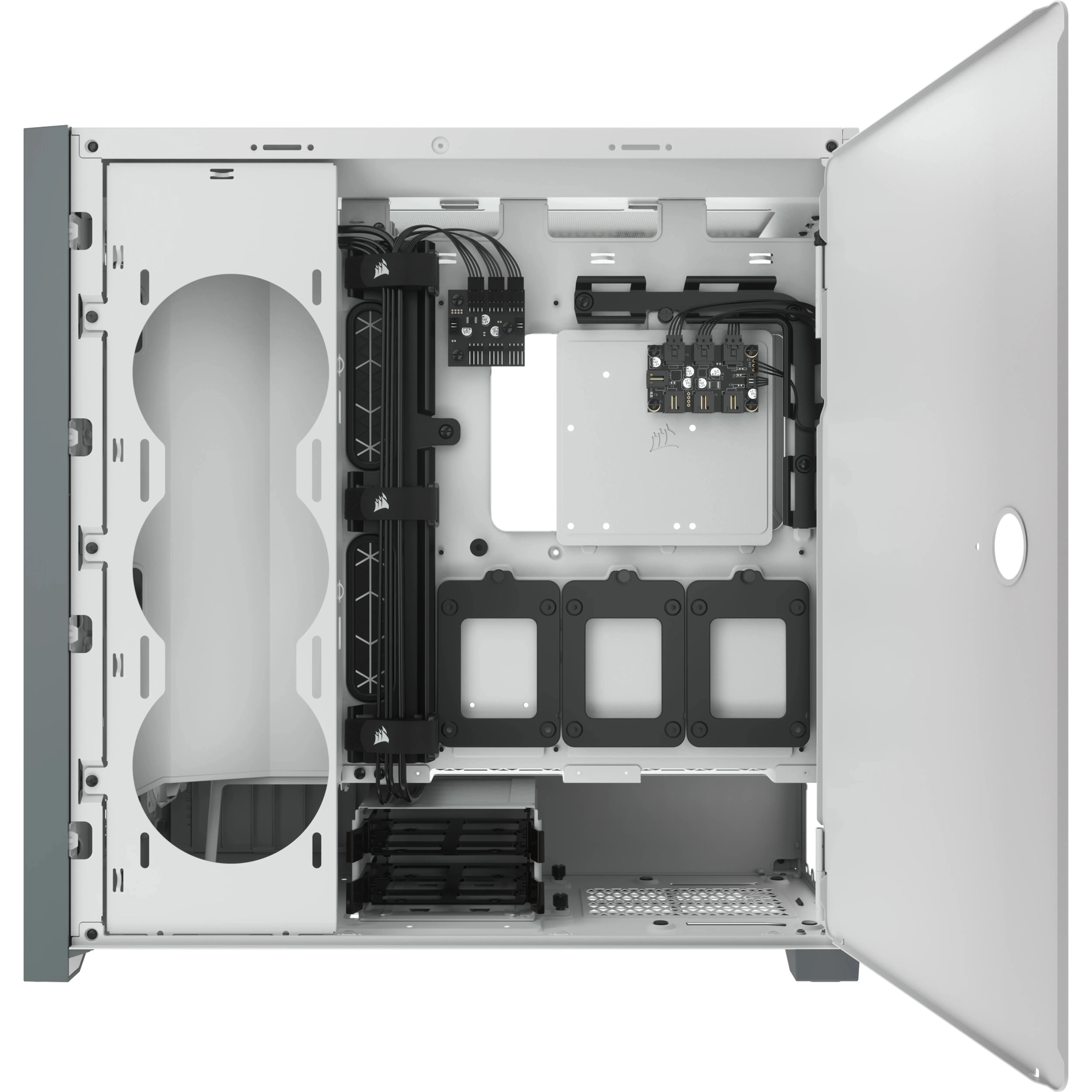 Corsair Geh Midi iCUE 5000X RGB (Tempered Glass) White