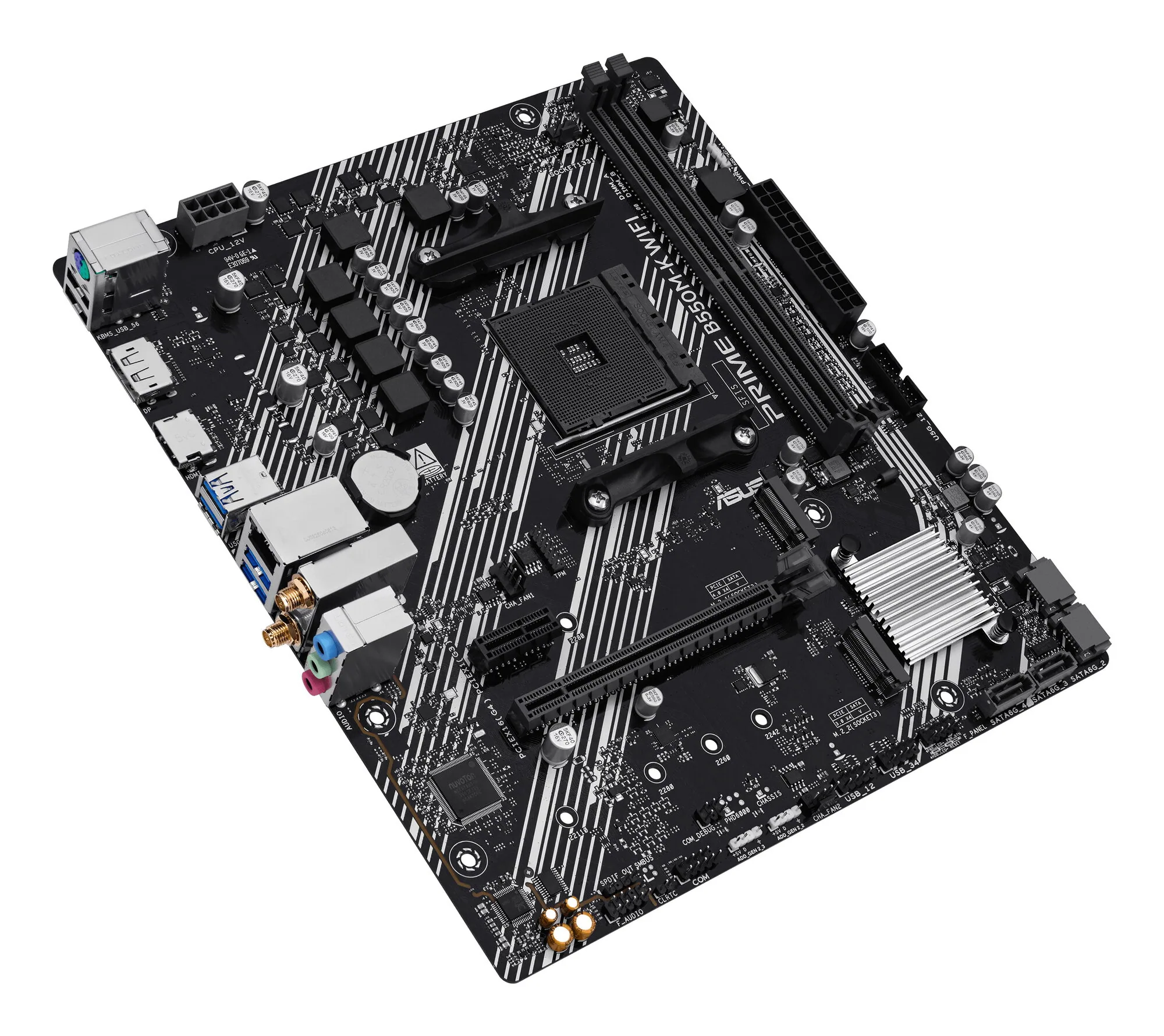 ASUS PRIME B550M-K WIFI AMD B550 Sockel AM4 micro ATX – Bild 6