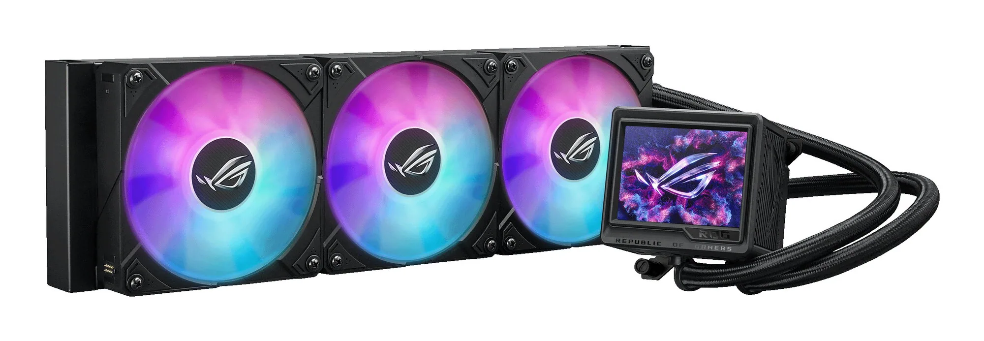 ASUS ROG Ryujin III 360 ARGB Extreme Computergehäuse All-in-One-Flüssigkeitskühler 12 cm Schwarz – Bild 3