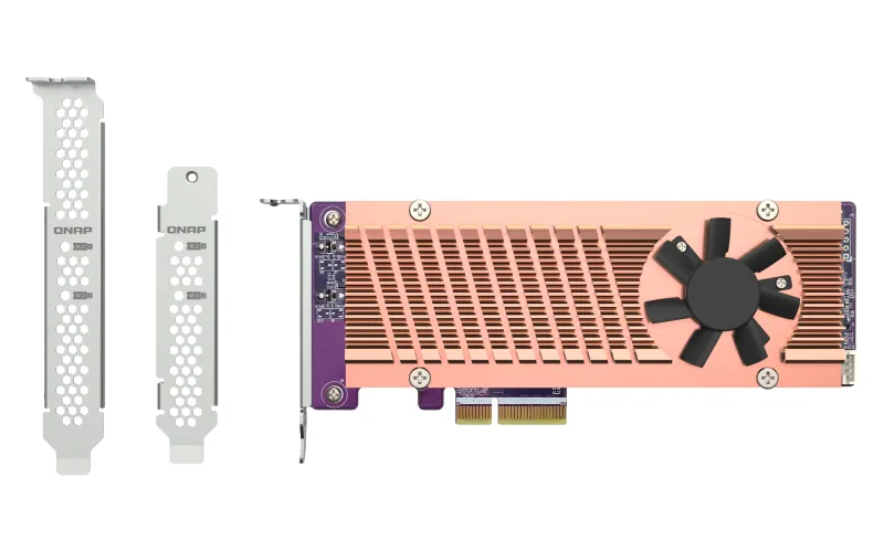 QNAP QM2-2P-344A Schnittstellenkarte/Adapter Eingebaut M.2 – Bild 1