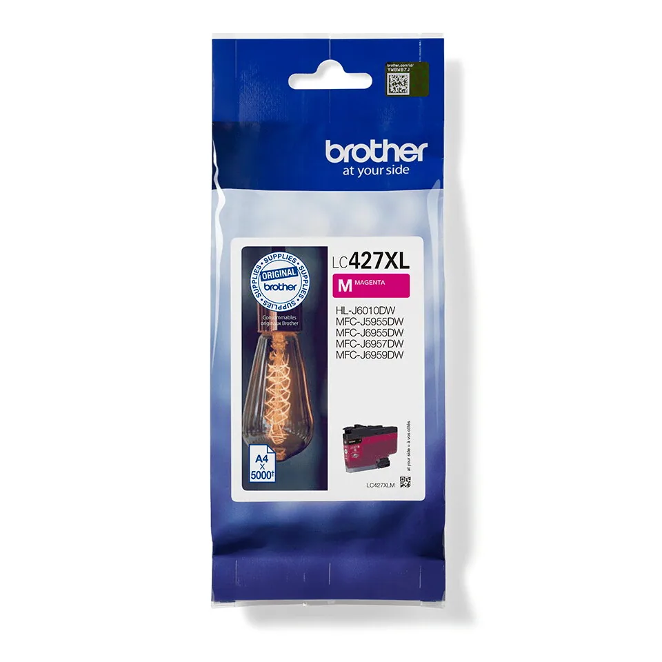 Brother LC427XLM Druckerpatrone 1 Stück(e) Original Hohe (XL-) Ausbeute Magenta – Bild 1