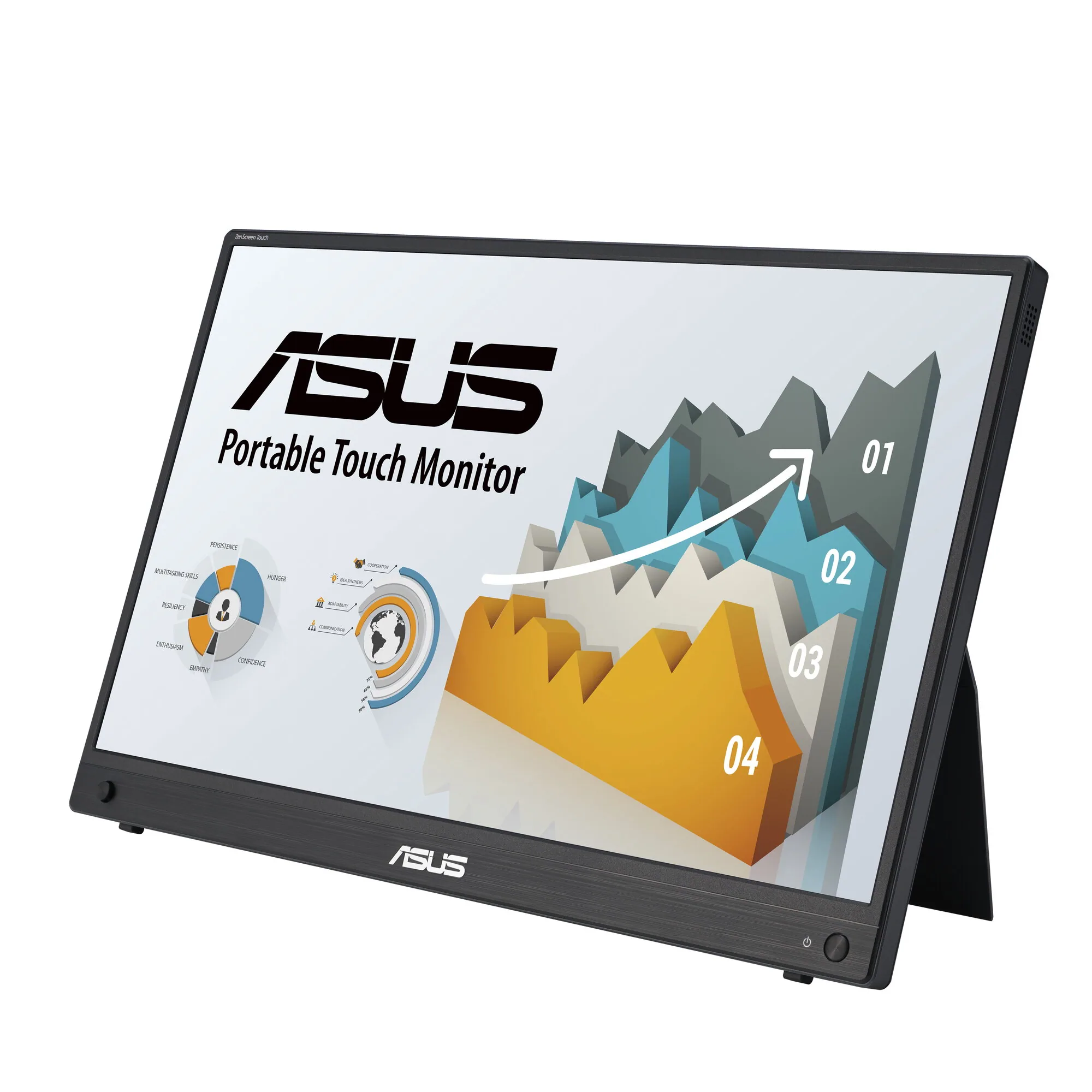 ASUS ZenScreen MB16AHT Computerbildschirm 39,6 cm (15.6") 1920 x 1080 Pixel Full HD Touchscreen Schwarz – Bild 3