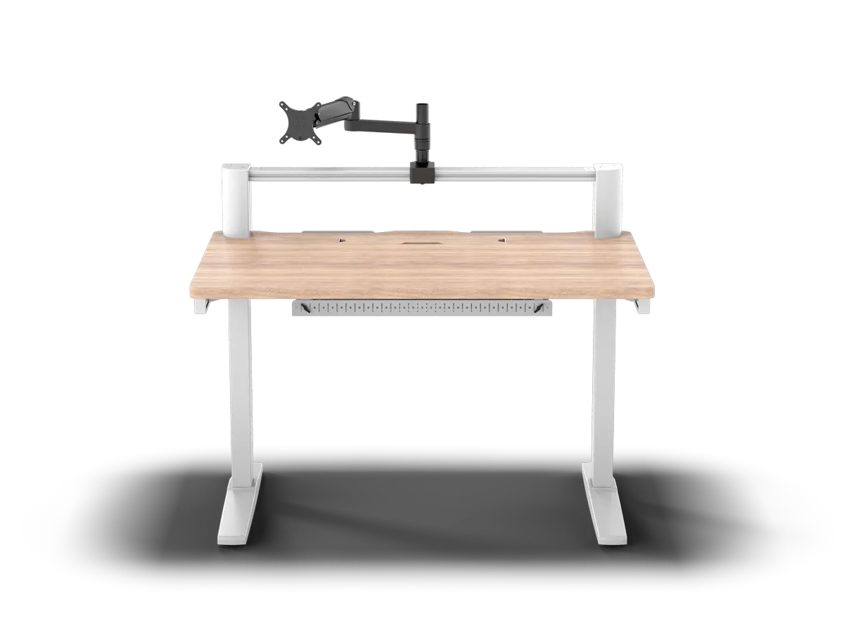 CORSAIR Gaming Tisch 4 Wood/white,einstell.Höhe,inkl.TFT-A (Speditionsversand)