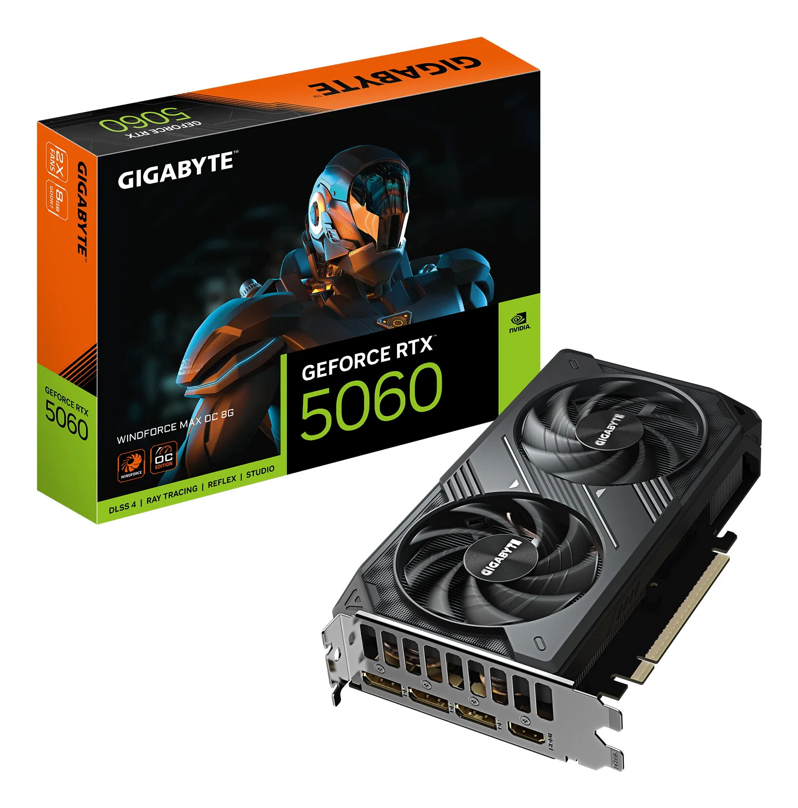 GIGABYTE GeForce RTX 5060 WINDFORCE MAX OC 8G Grafikkarte – Bild 1
