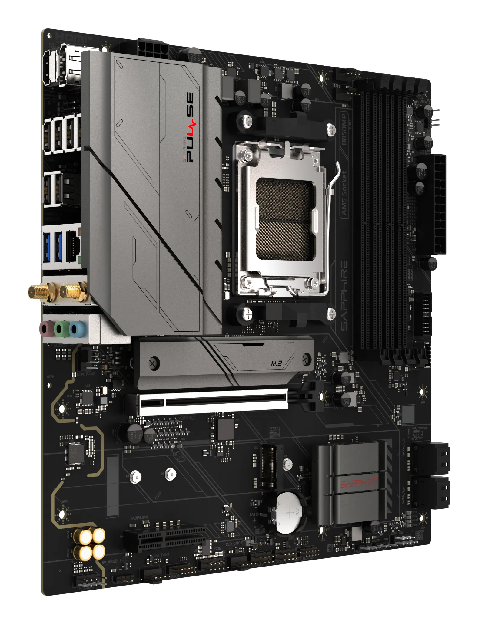 Sapphire MB Pulse B850M WIFI AMD, AM5, DDR5, mATX