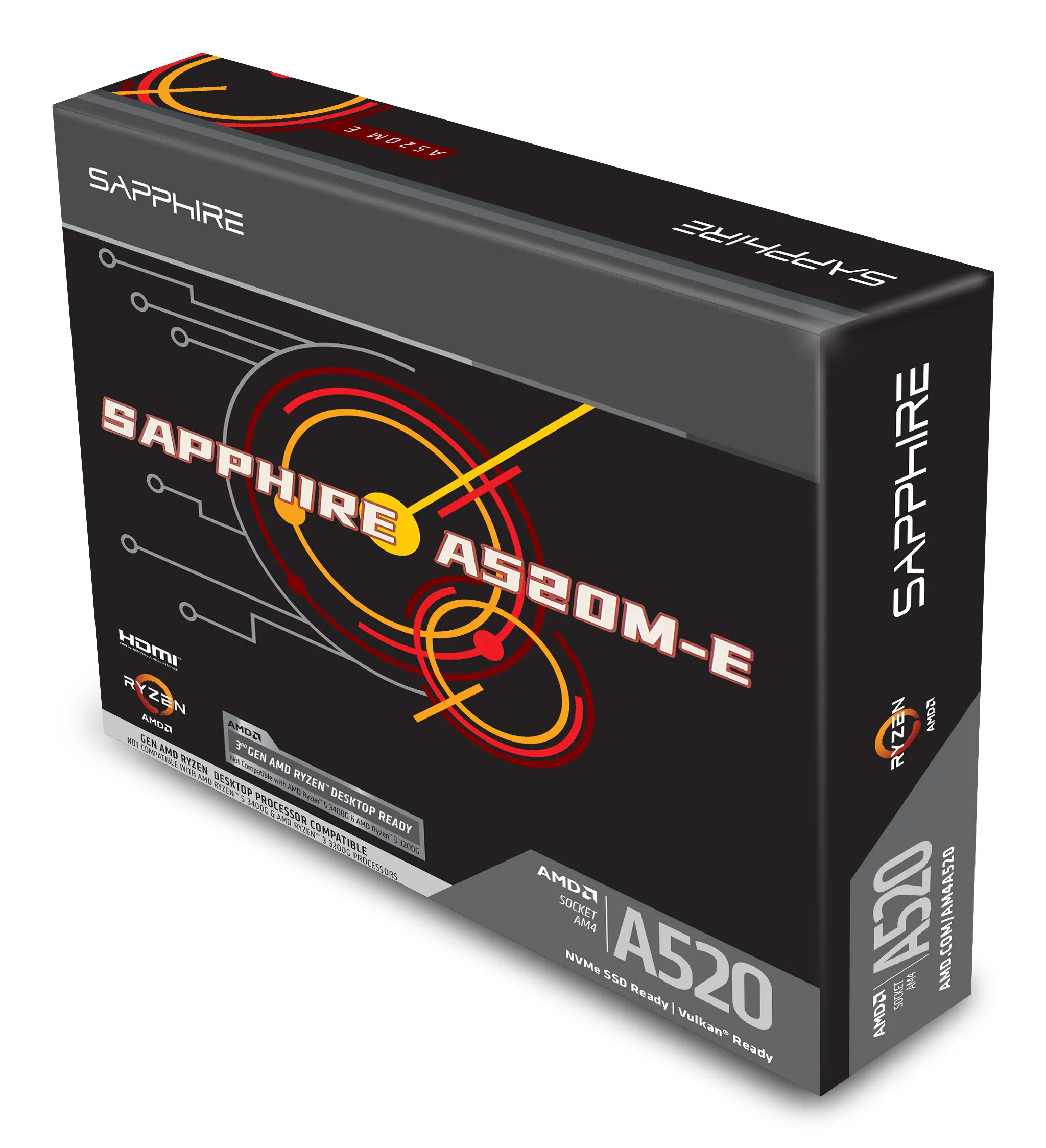 Sapphire MB A520M-E AMD, AM4, DDR5, mATX