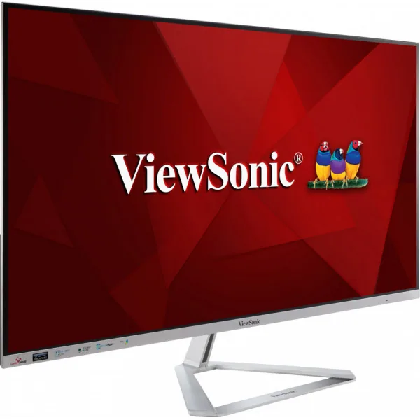 Viewsonic VX Series VX3276-2K-mhd-2 Computerbildschirm 81,3 cm (32") 2560 x 1440 Pixel Quad HD LED Silber – Bild 2