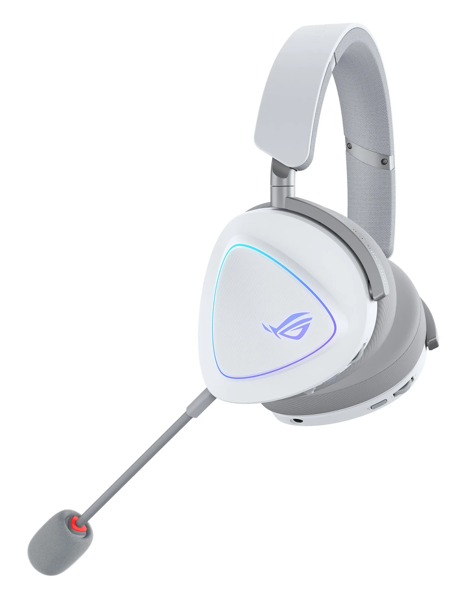 ASUS ROG Delta II Kopfhörer Verkabelt & Kabellos Kopfband Gaming USB Typ-C Bluetooth Weiß – Bild 2
