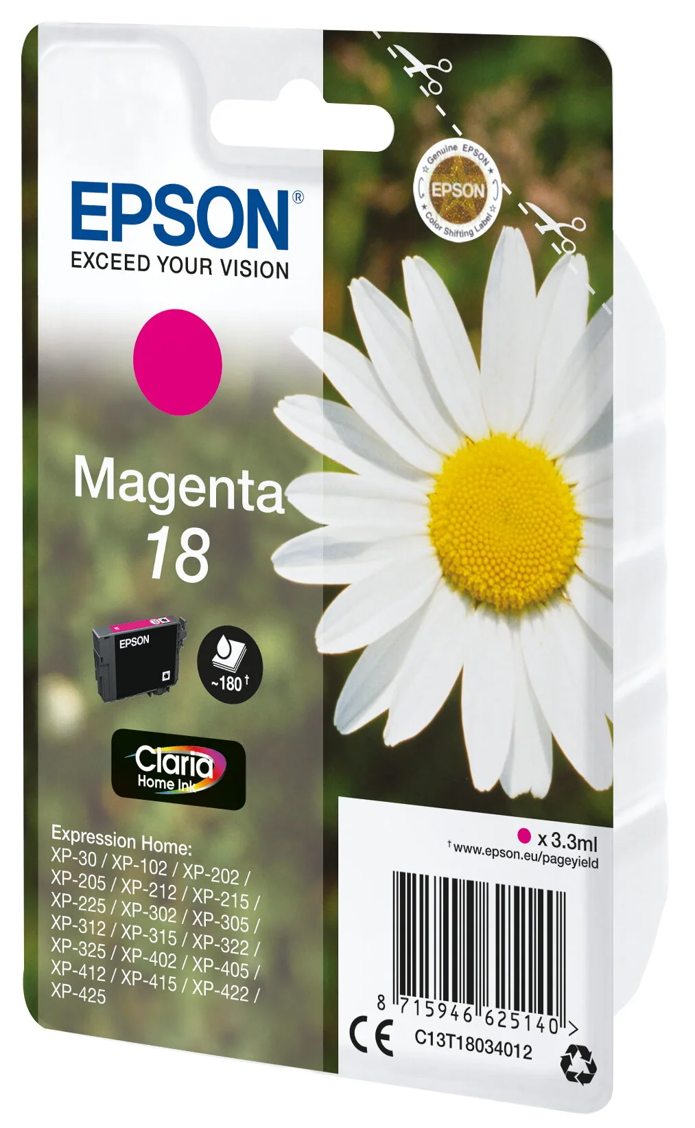 Epson Daisy 18 Gänseblume Claria Home Single Magenta Tinte – Bild 1