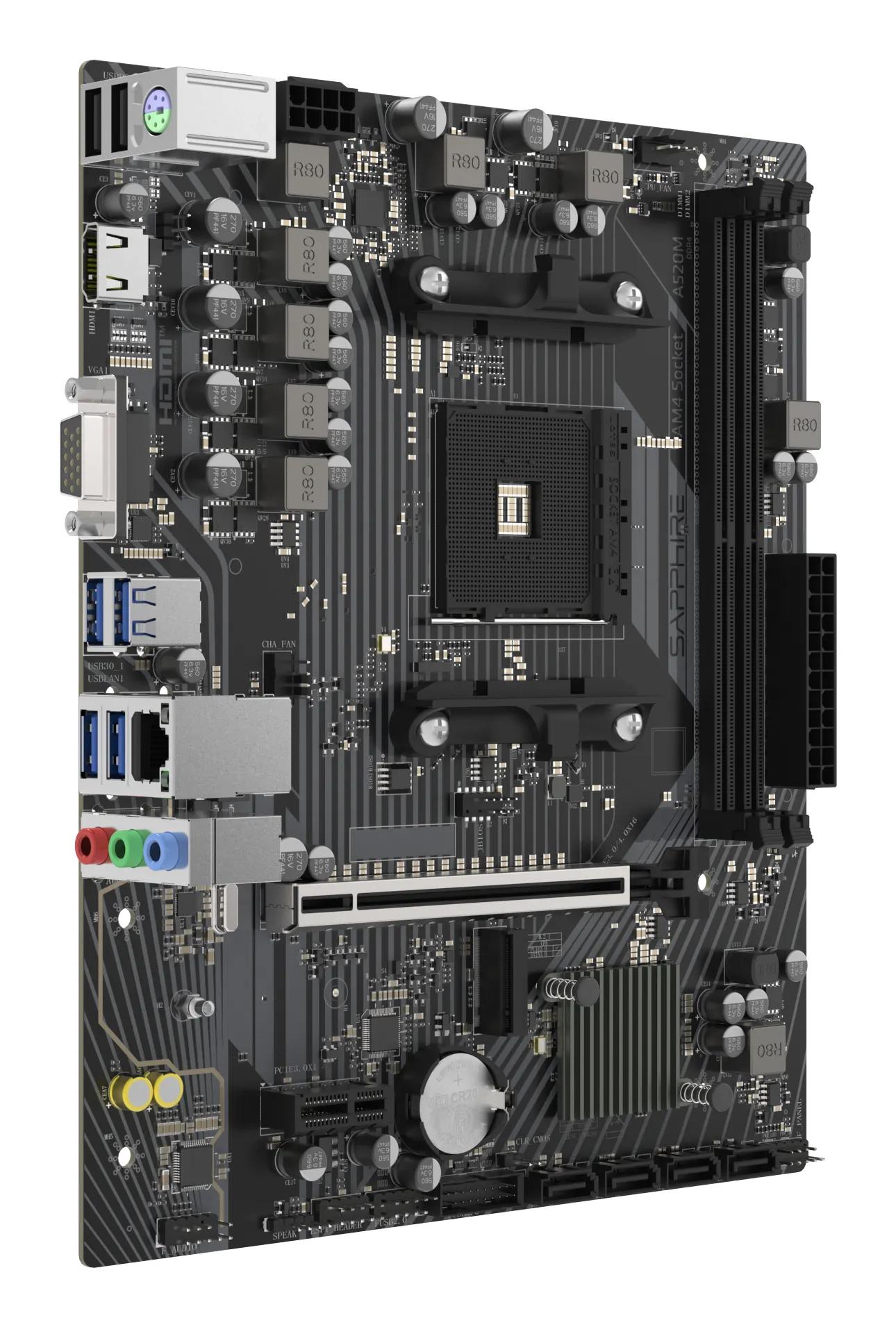Sapphire MB A520M-E AMD, AM4, DDR5, mATX