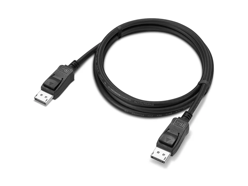 Lenovo 4X91U92142 DisplayPort-Kabel 1,8 m Schwarz – Bild 1