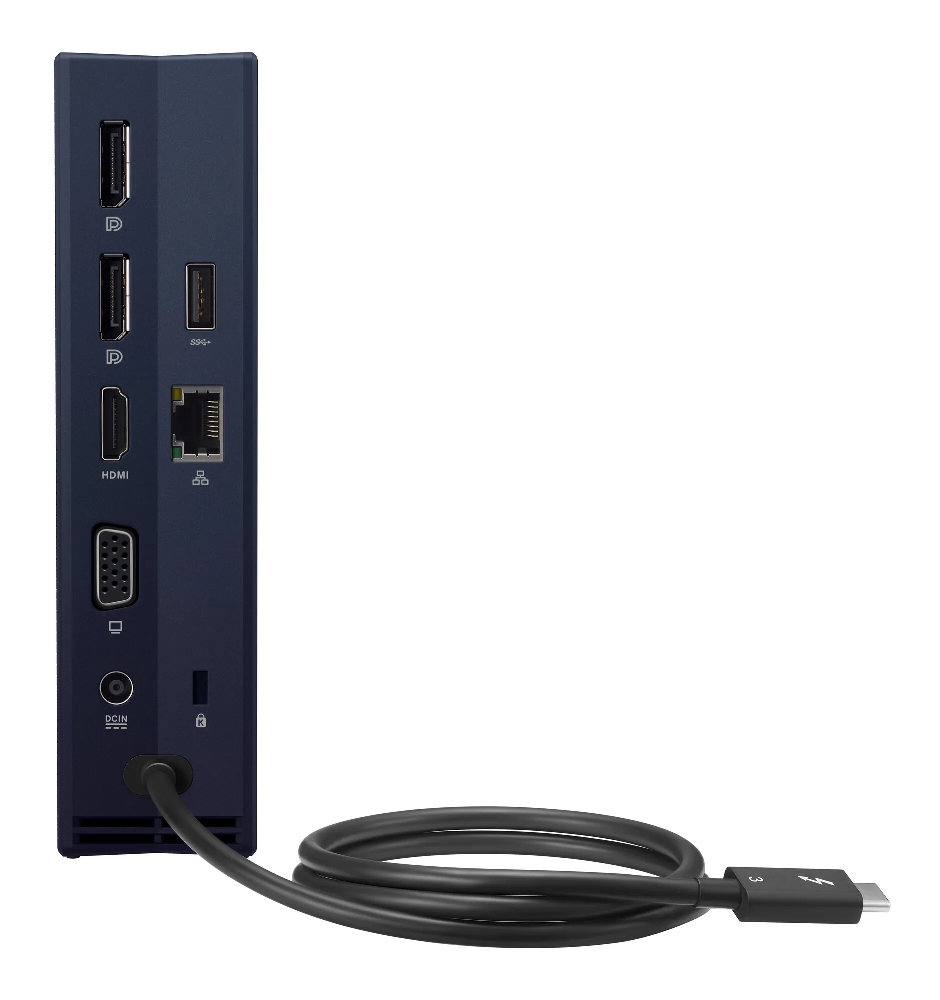 ASUS SimPro Dock 2 Kabelgebunden Thunderbolt 3 Schwarz, Blau – Bild 2