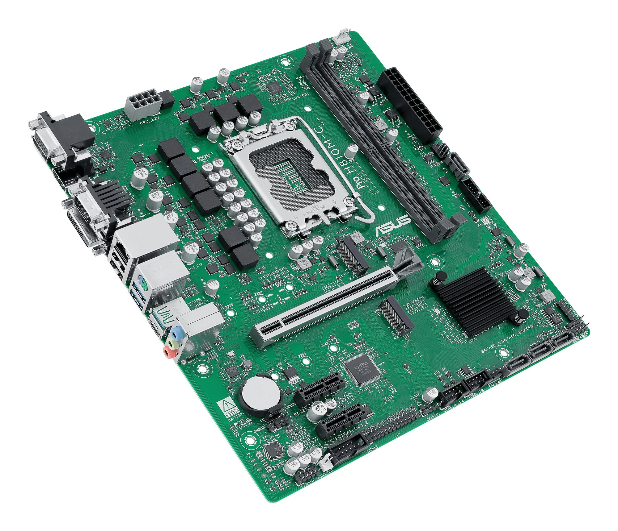 ASUS PRO H810M-C-CSM Intel H810 LGA 1851 (Socket V1) micro ATX – Bild 4