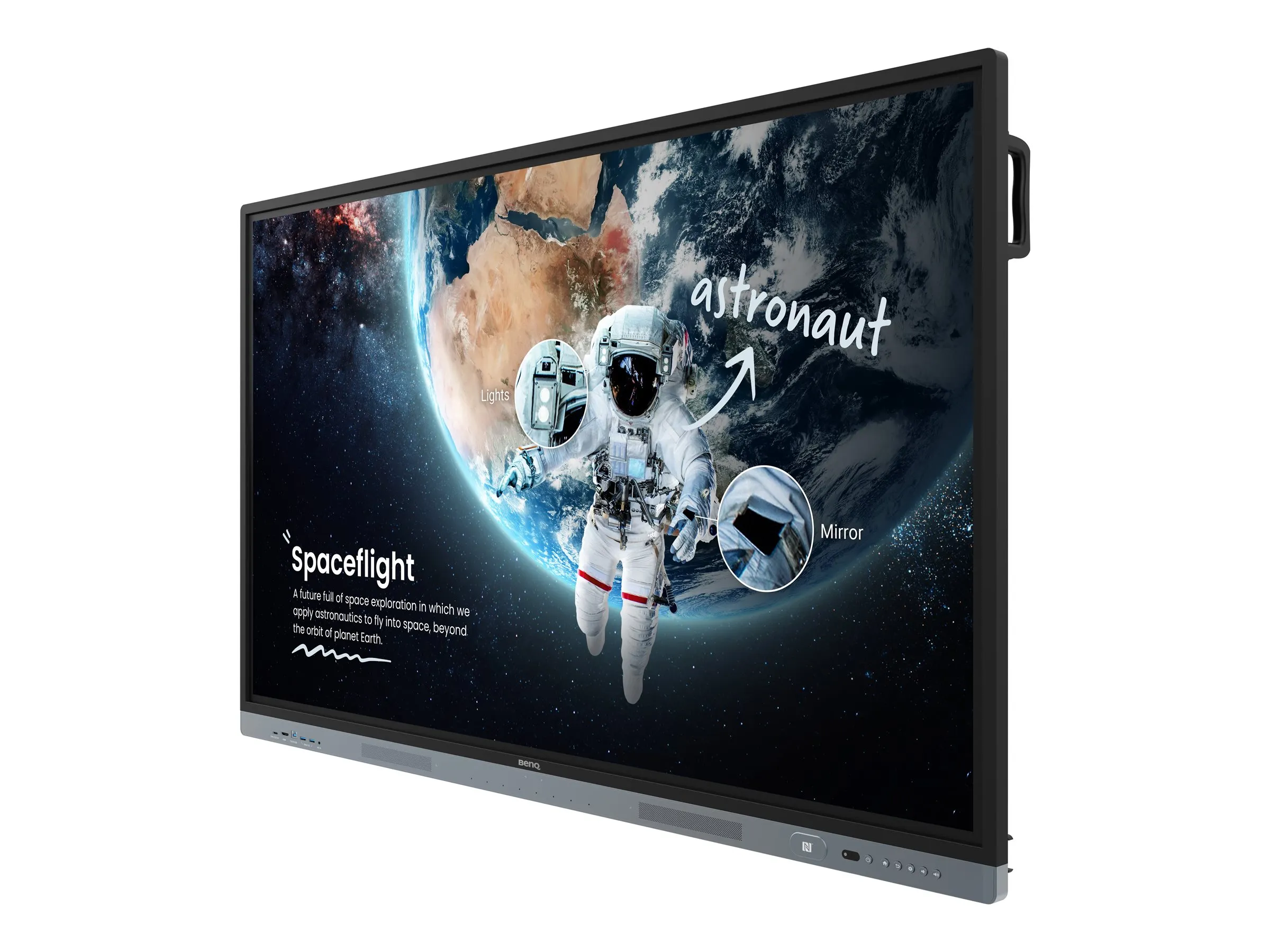 BenQ 165.1cm (65") RM6504   Interactive Flatp.UHD Android (Speditionsversand)