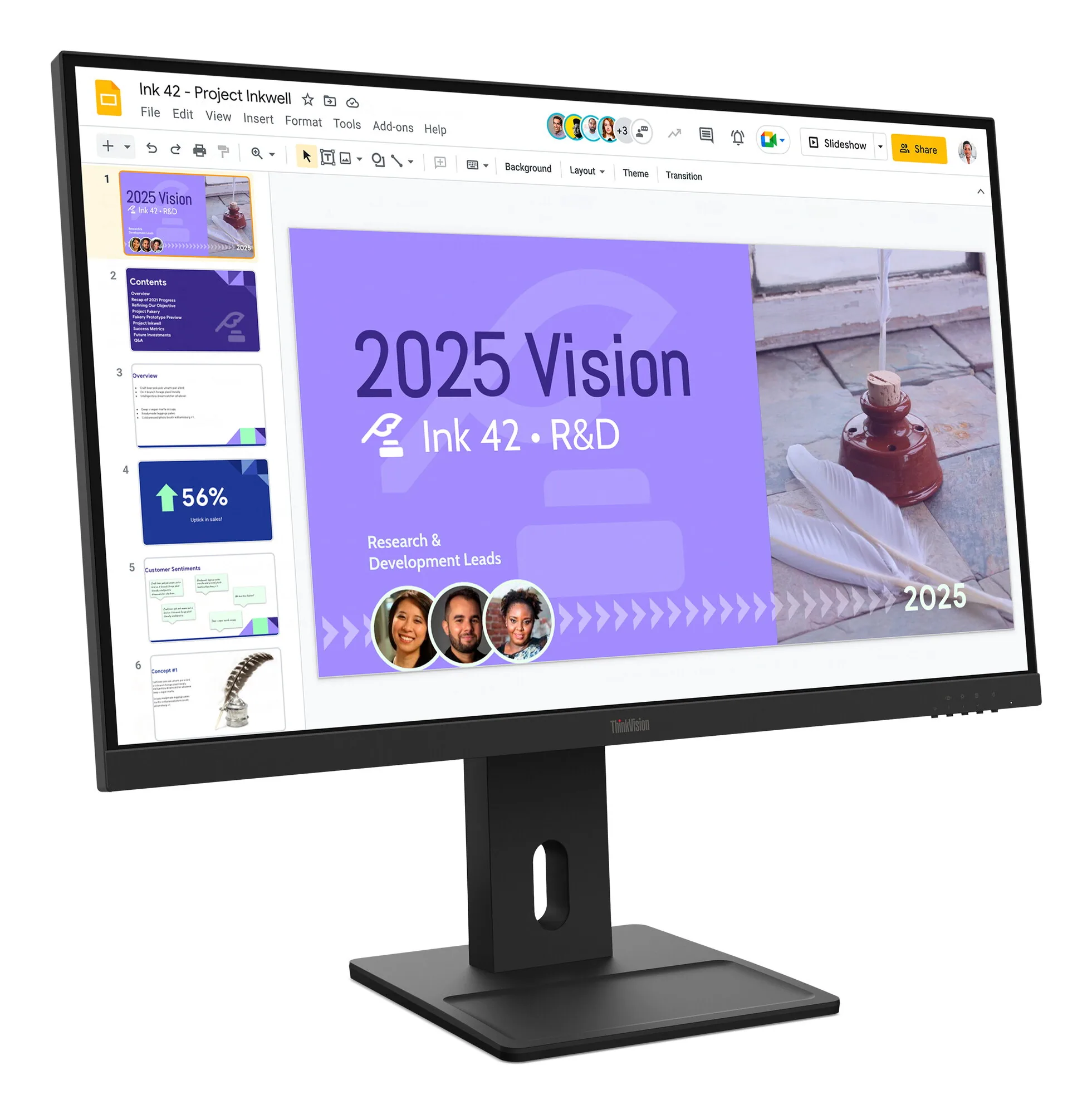 Lenovo ThinkVision E27Q-40 Monitor – Bild 2