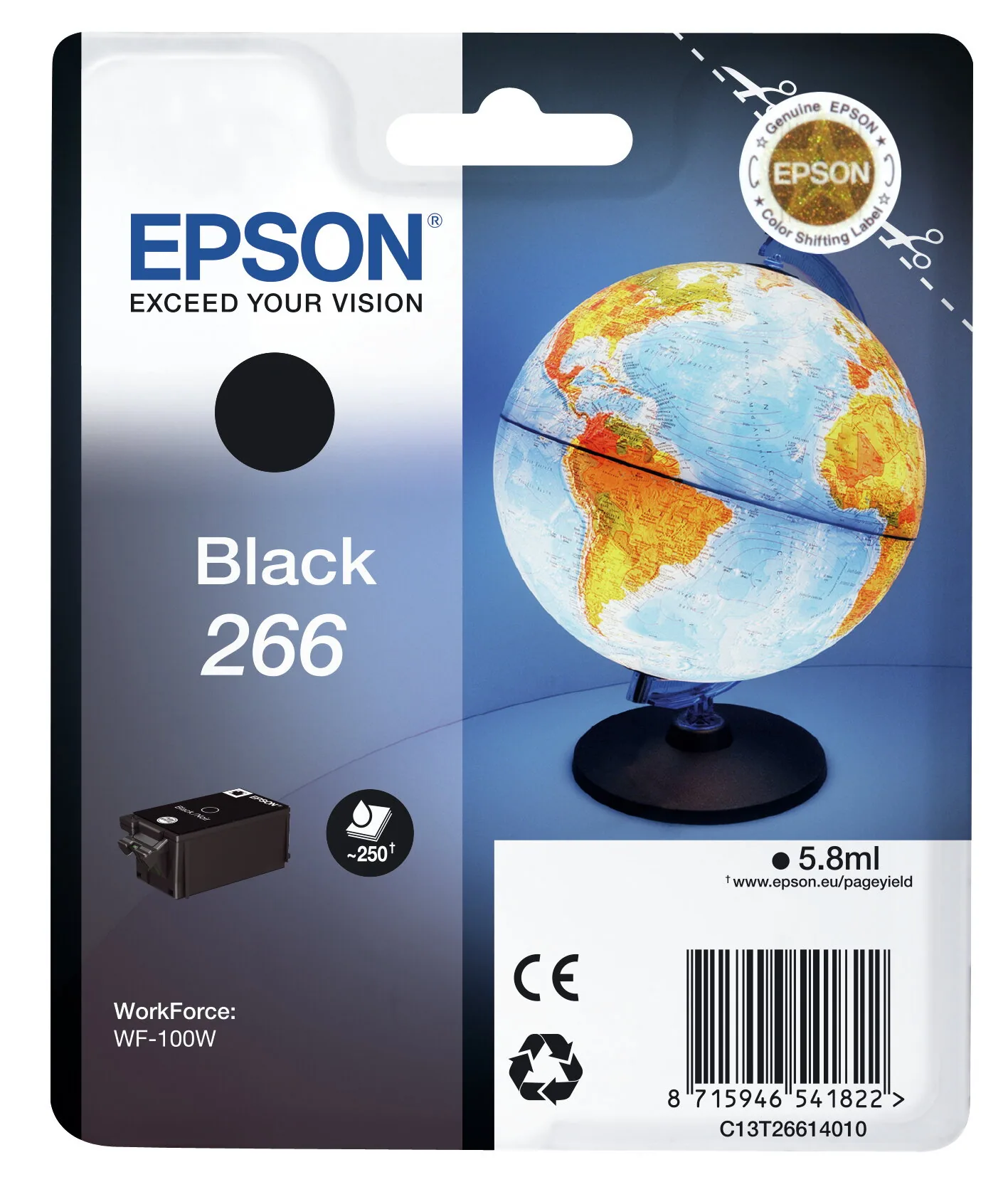 Epson Globe 266 Globus Single Black Tinte – Bild 1