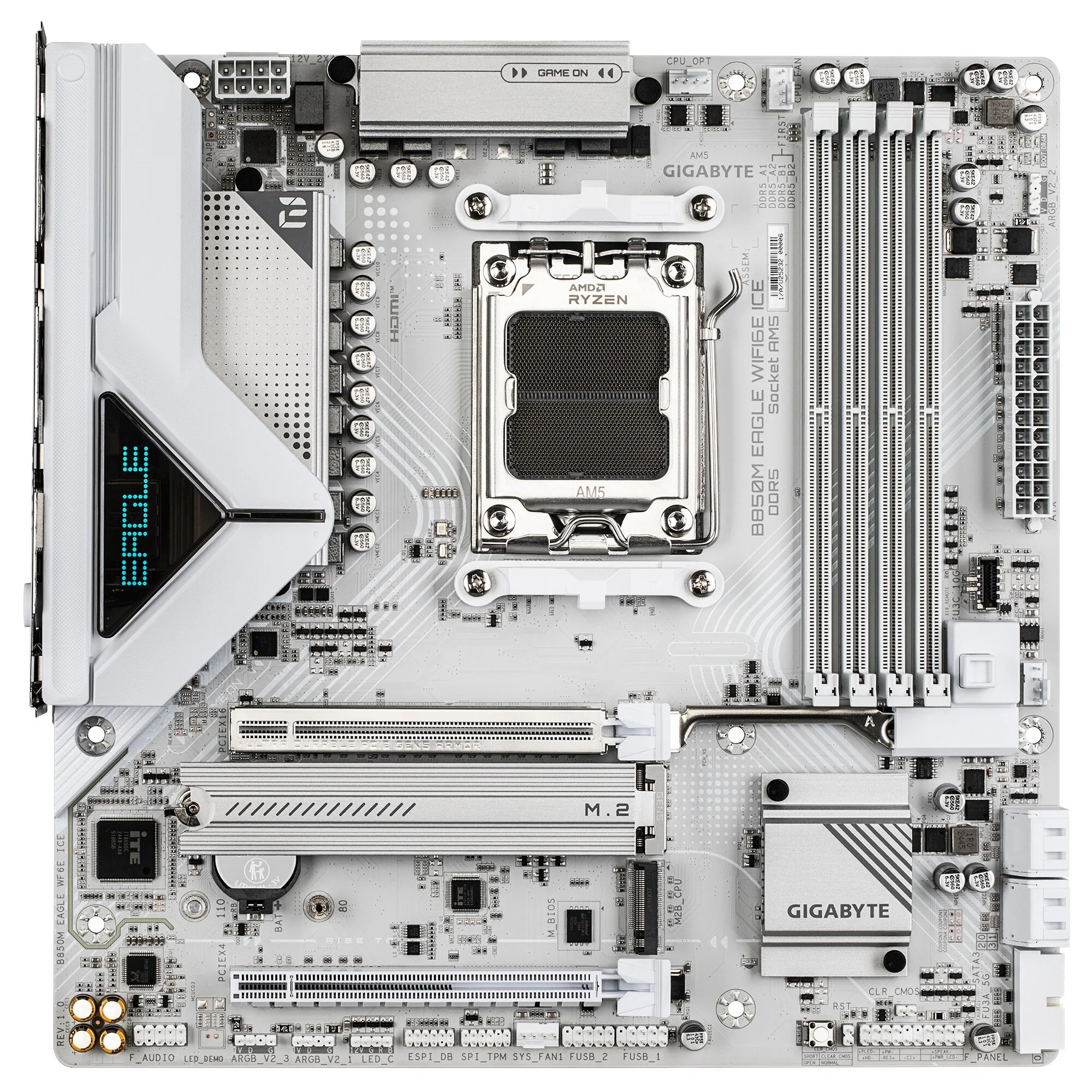 GIGABYTE B850M EAGLE WIFI6E ICE Mainboard – Bild 2