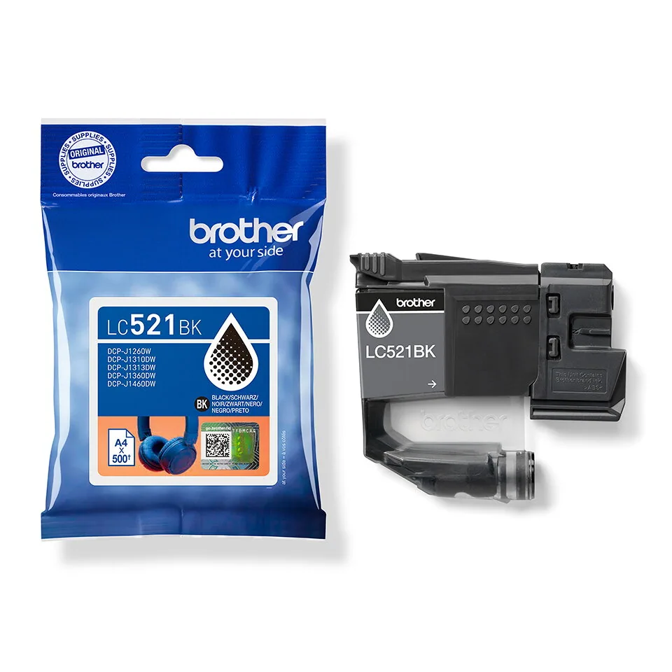 Brother LC521BK Druckerpatrone 1 Stück(e) Original Schwarz – Bild 5