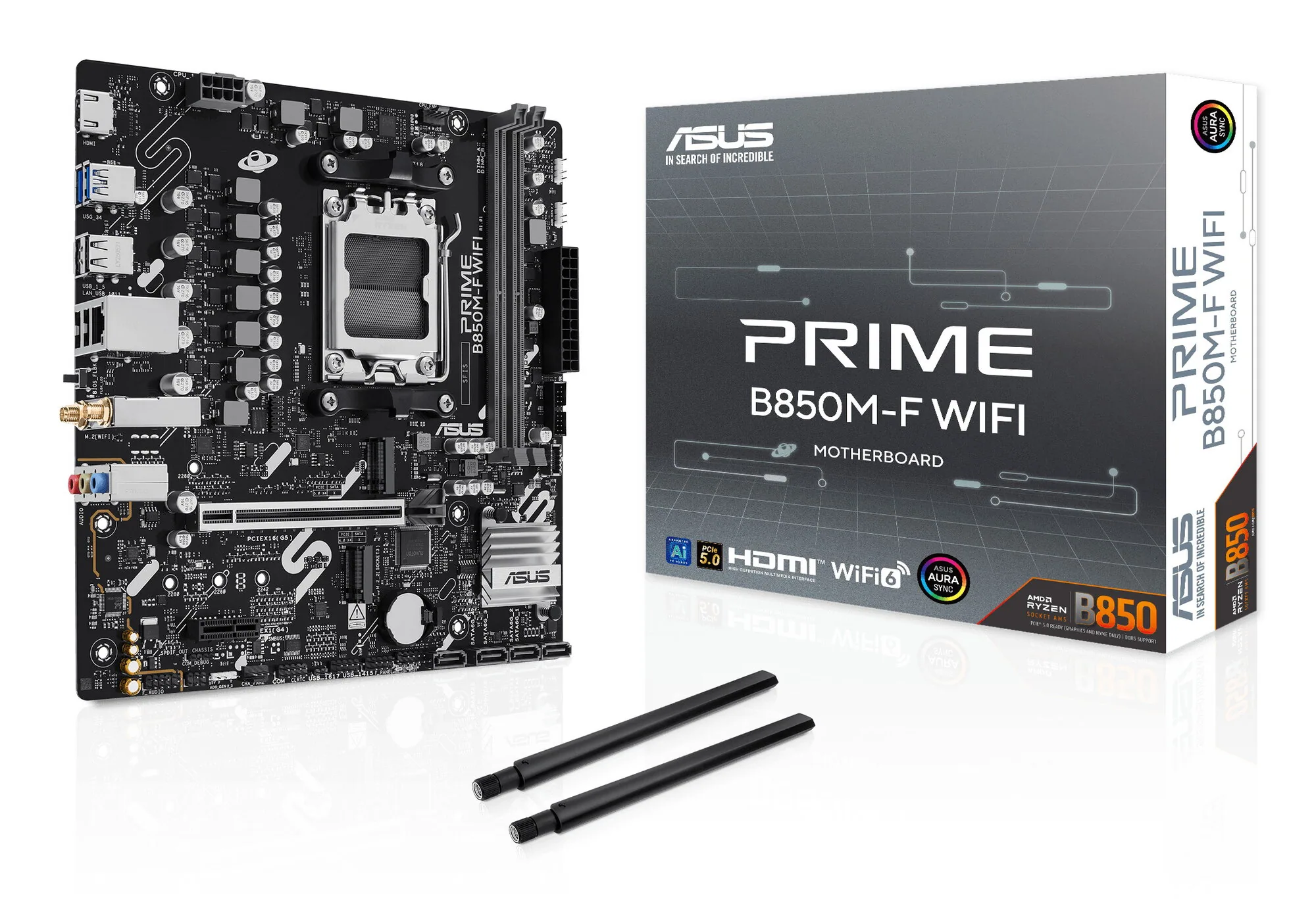 ASUS PRIME B850M-F WIFI AMD B850 Sockel AM5 micro ATX – Bild 7